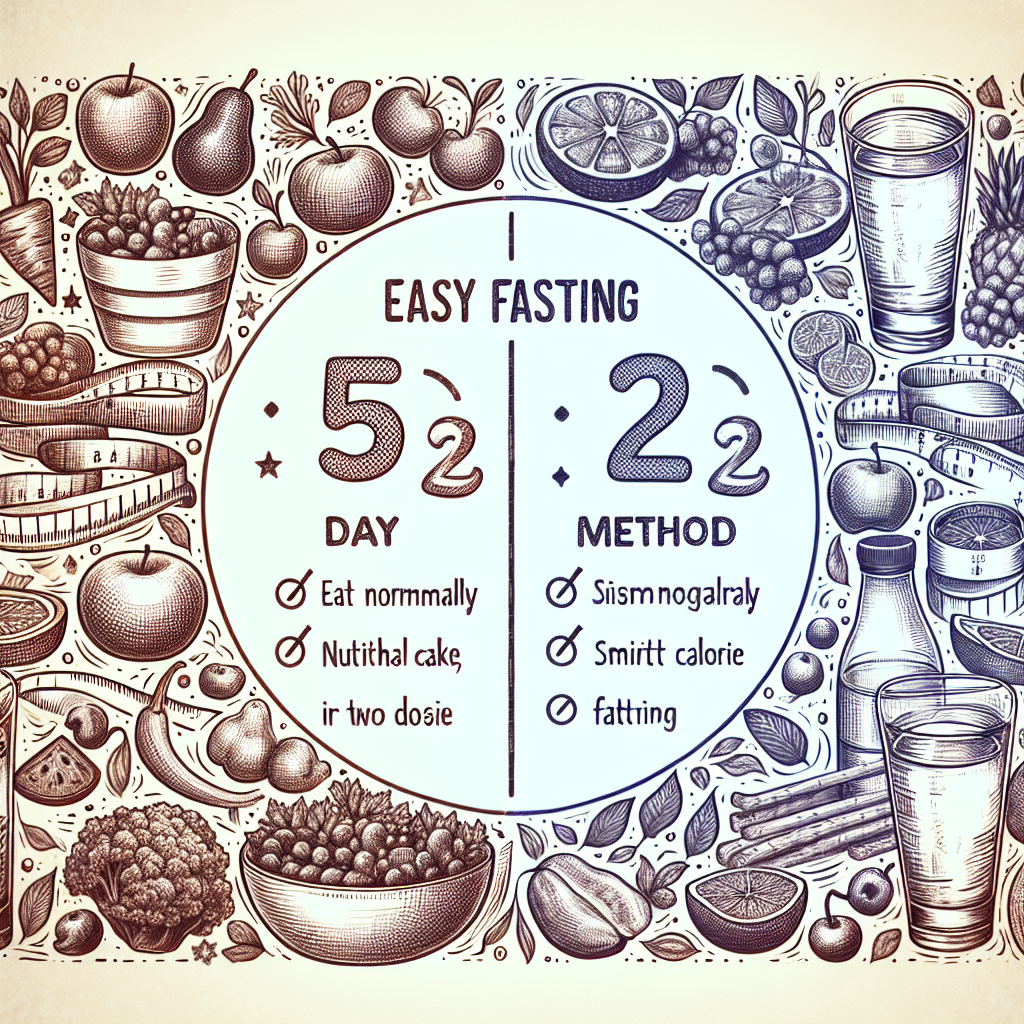 5:2 Fasting. Fasting method. Easy planning